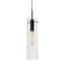 Afx Vista 1-Light Pendant, Clear Glass Shade, Black Finish VSAP05MBBK - alternate 1